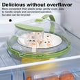 thumbnail image 3 of Microwave Food Cover with Water Steamer Integrated Handle Splatter Guard Plate Covers Kitchen Gadgets Accessories, 3 of 7