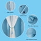 thumbnail image 3 of Cortinas opacas FANLI Star Cut Out para niños y niñas, azules, 160 x 160 cm, 3 of 6