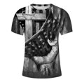 thumbnail image 3 of Camisetas Casuales Impresas de Manga Corta en el Patrón de Rayas, Camisetas Ligeras de Algodón a Rayas para Hombres, 3 of 5