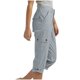 thumbnail image 2 of TaTaai Women's 7/8 Length Cargo Pants Straight Leg Casual Trousers with Elastic Waist and Side Pockets Solid Color for Work Utility and Everyday Activities Gift, 2 of 8