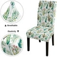 thumbnail image 5 of Cactus Chair Covers for Dining Room 6 Pack Greeting Card with Space for Text Autumn Composition of Sunflowers Watercolor Bo Spandex Super Fit Stretch Removable Washable Kitch, 5 of 5