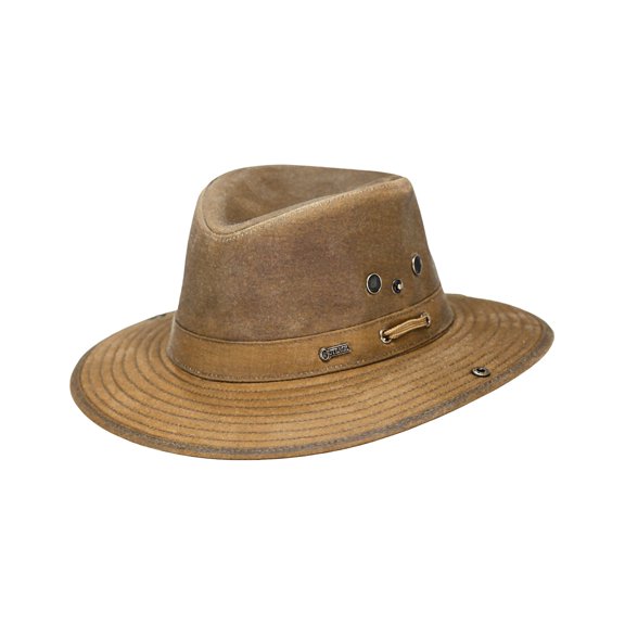 Outback Trading Co Men's Co. Oilskin River Guide Hat - 1497TAN