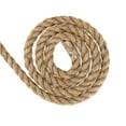 thumbnail image 4 of ZOENHOU 164 Feet 1/2 Inch Natural Burlap Jute Rope, Twisted Hemp Rope, Thick Manila Rope for DIY Crafting, Hanging, 4 of 6