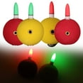 thumbnail image 2 of Fankenuo 5pcs Noctilucent Fishing Float Fishing Electronic Float Lure Ball Float Yellow Green light, 2 of 8