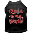 thumbnail image 1 of Cupid Is My Bestie Screen Print Dog Shirt Black Xl (16), 1 of 1