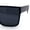 Dark Brown Wood Arms, variant on SA106 Flat Top Polarized Sunglasses for Men Square UV400 Thick Frame Woodgrain Temple Red Brown Wood Arms