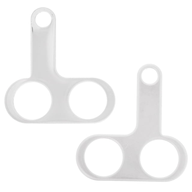 KAKOWELY motorcycle mirror mount 2pcs Universal Metal Motorcycle Handlebar Mount Clamps Bracket for Rear View Mirror 16MM Hole Diameter Fixed Racks Modification Parts