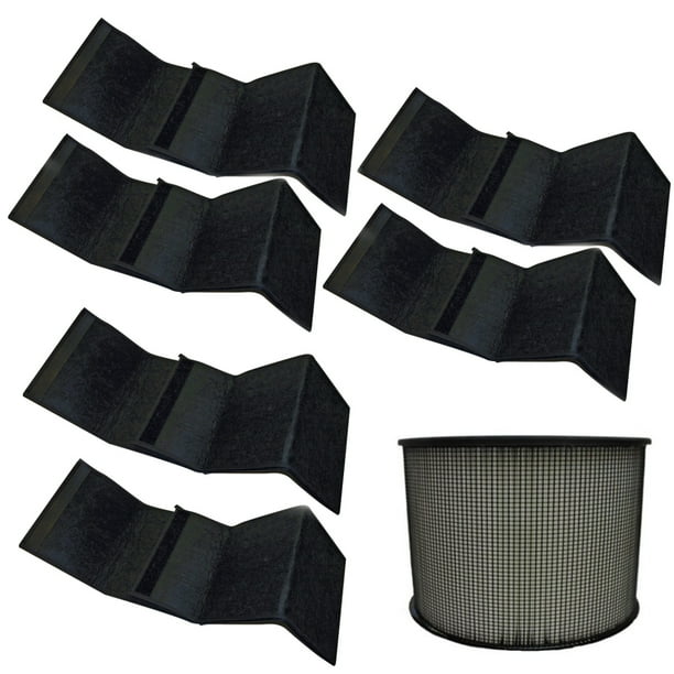 HEPA Plus Filter for Filter Queen Defender Air Purifier 360 AM4000 D360 w 6 Wraps