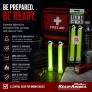Emergency Green Lightsticks 2 pack, 8-Hour Duration for Indoor and Outdoor Use