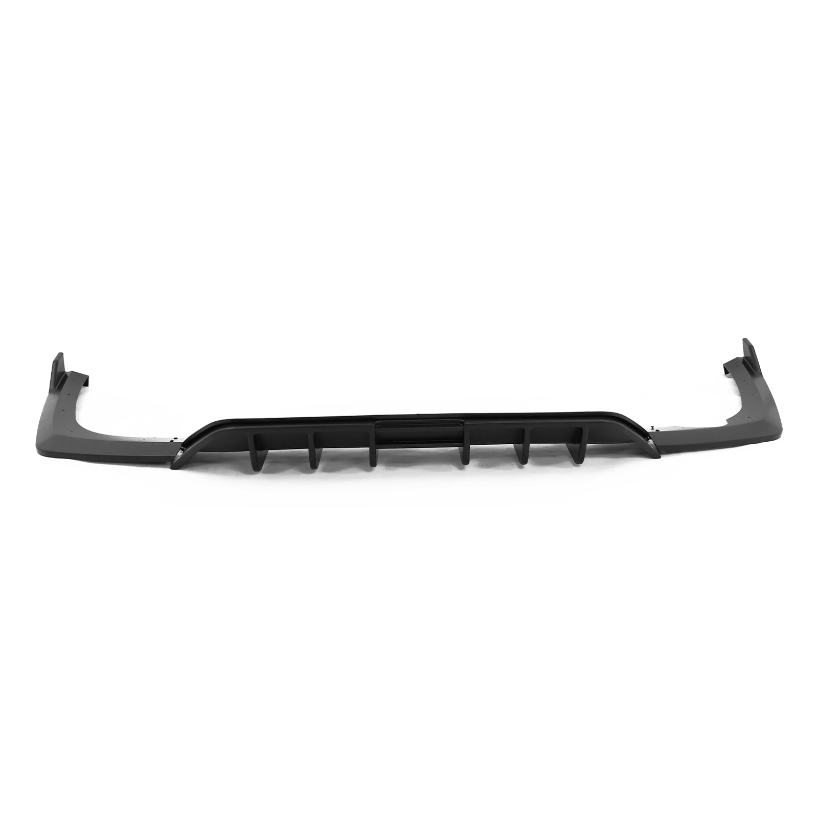 Ikon Motorsports Rear Bumper Lip Compatible with 2021-2024 Kia K5 GT-Line 3PCS Matte Black Rear Diffuser Splitters Injection PP