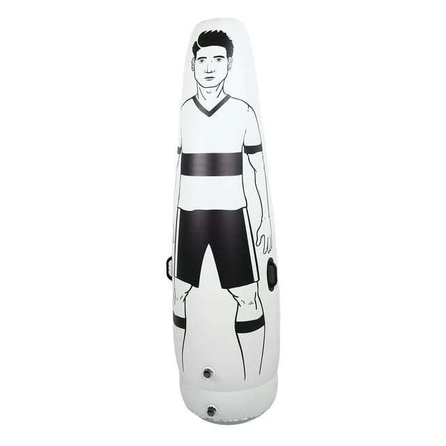 Factice Gonflable de Soccer, Poignée Latérale Portable PVC Gonflage Rapide Entraînement de Soccer Factice Gonflable pour Intérieur
