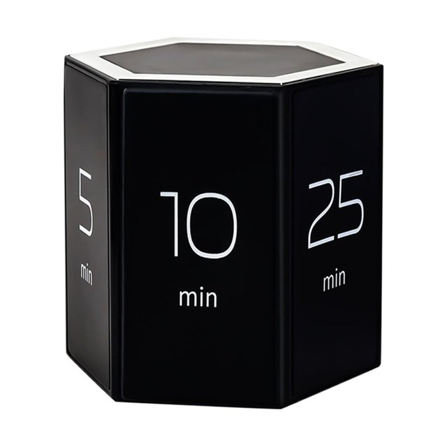 Temporizador Digital Ygjytge Herramienta Recordatorio Cuenta Regresiva Tapa Hexagonal Negro