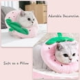 thumbnail image 2 of Colliers de Haricots pour Chats Chiens Collier de Protection Confortable Ajustable Collier de Postopératoire Rcupration Protection Anti-morsure (f, 2 of 5