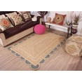 thumbnail image 2 of Scalloped Jute Rug (Grey, 2x16 ft), 2 of 7