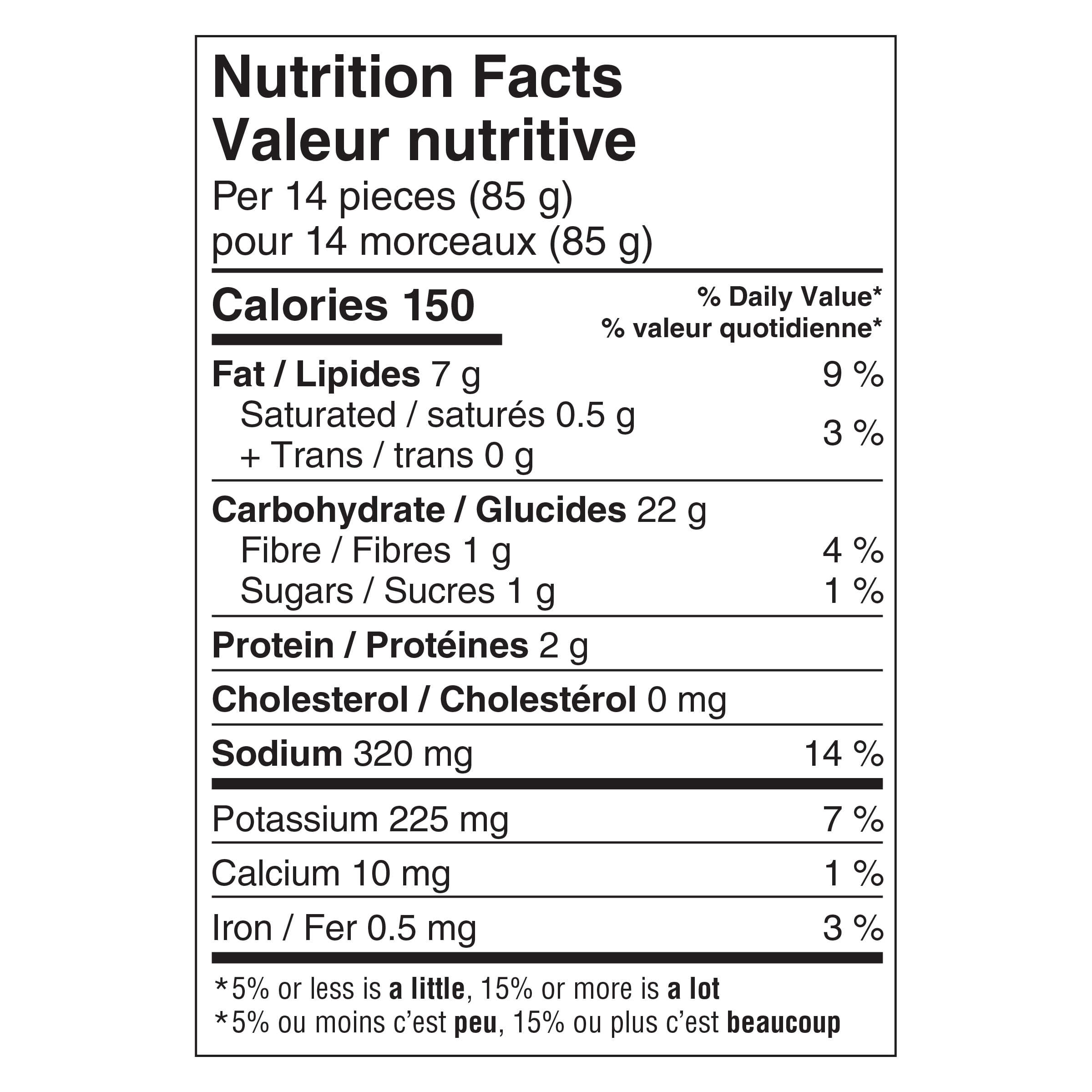 McCain® Bistro Style™ Super Crisps® Straight Cut French Fries, Made in Canada from domestic and imported ingredients, 1.9kg