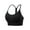 Black, variant on Women Womens Sports Bra Sports Bras Ladies Wire Free Comfortable Push Up Hollow Out Bra Underwear Backless Bra For Large Bust Sleep Bralette