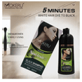 thumbnail image 5 of Mokeru Organic Noni Plant Professional Hair Dye Shampoo For Men And Women 500ml All Hair Type-Dark Brown, 5 of 5