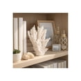thumbnail image 2 of Coral Reef Figurine for Home Decor - Coastal Resin Sculpture for Bathroom Counter, Office, Study, and Living Room Decor - Ornament Accents for Shelf and Coffee Table Styling - 10", White, 2 of 13