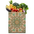 thumbnail image 1 of Geometric Mandala Design Foldable Shopping Bag - Durable Machine Washable Tote with Reinforced Stitching, 1 of 5
