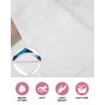 thumbnail image 6 of Blue Ombre Kitchen Dish Towels for Drying Dishes Set of 2, Modern Geometric Abstract Art Moire Waffle Weave Microfiber Hand Tea Bathroom Towels Quick Dry & Absorbent Towel 15.7x23.6, 6 of 7
