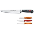 thumbnail image 1 of Wüsthof Classic Hollow Edge Carving Knife, 8-Inch, with Bonus Paring Knives, 1 of 6