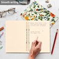 thumbnail image 4 of FORMRS 1-Subject Spiral Notebook 8" x 5" College Ruled 60 Refillable Sheet A5 Hard Cover, 2 Pack, Green Floral Pattern, 4 of 7