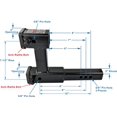 thumbnail image 2 of TOPTOW 64131 Dual Hitch Extension, Fits for 2 inch Receiver, Extender to 10 inch Max. Length & 7-1/2" Riser, 2 of 4
