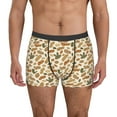 thumbnail image 1 of Balery Set With Peanut Calzoncillos bóxer para hombre, ropa interior de algodón suave y transpirable con cinturilla de nailon-Small, 1 of 5