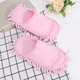 thumbnail image 3 of 1Pair Peep-toe Mop Slippers Cleaning Duster Cloth Open-toe Open Toe Slipper, 3 of 6