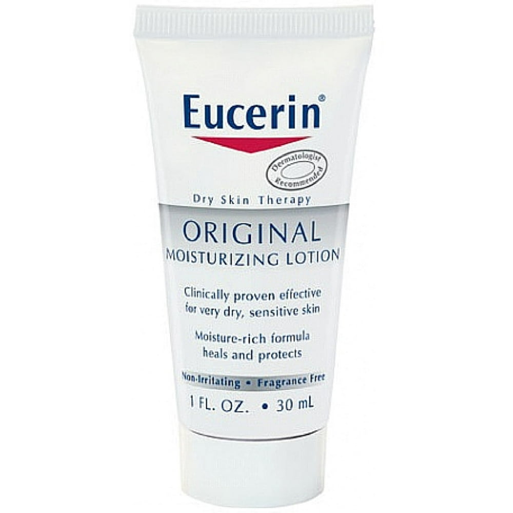 Eucerin Original Moisturizing Lotion 1 oz (Pack of 2)