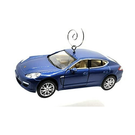 Christmas Ornament for Porsche Panamera S Blue Large