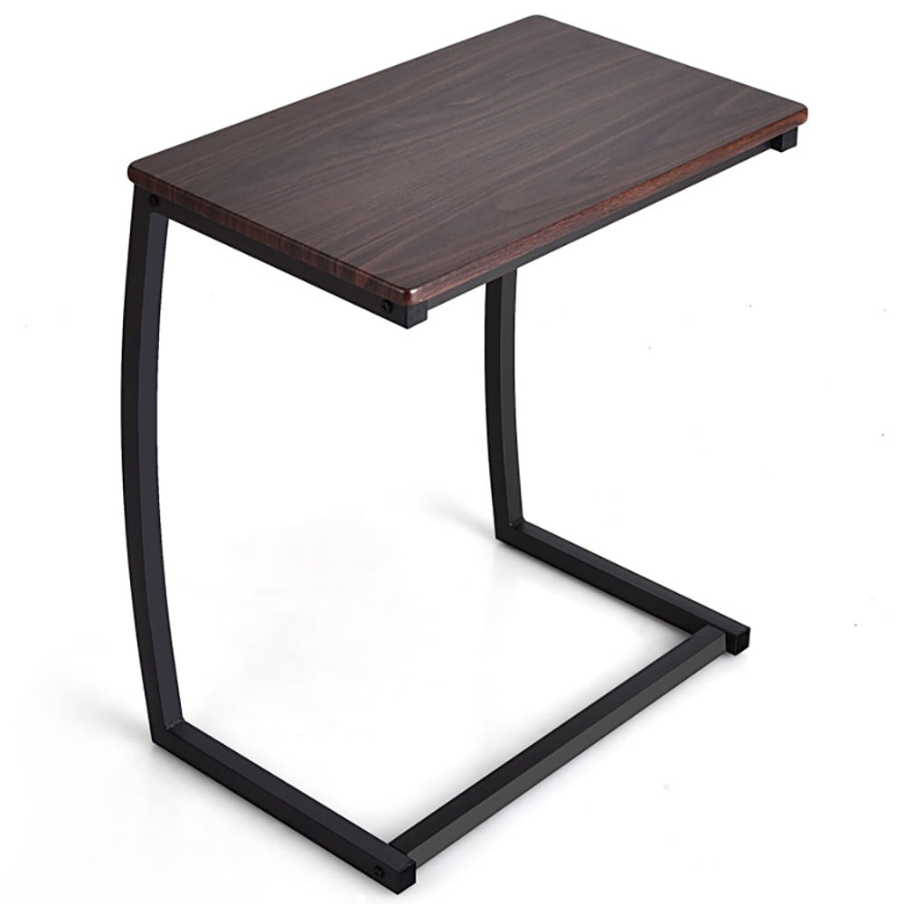 Finihen End Table, C-shaped Sofa Side End Table with Steel Frame, Sofa Side Table, Bed Side Table, for Small Space, Living Room, Bedroom, Coffee Finihen End Table, C-shaped Sofa Side End Table with Steel Frame, Sofa Side Table, Bed Side Table, for Small Space, Living Room, Bedroom, Coffee
