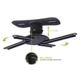 thumbnail image 2 of Kanto P101 Universal Projector Mount, Black, 2 of 9
