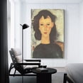 thumbnail image 3 of Amedeo Modigliani Print Painting Portrait of A Girl Home Decor Poster Wall Art Hanging Picture Print Bedroom Decorative Painting Posters Room Aesthetic 08x12inch(20x30cm), 3 of 6