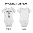 thumbnail image 3 of My Big Sister Is A Deutsch Pinscher Dog Funny Baby Bodysuit Boy Girl Unisex, 3 of 5