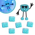 thumbnail image 1 of Glo Pals Jouet de Bain Activé par l'Eau avec 6 Cubes Réutilisables Lumineux pour Jeu Sensoriel, 1 of 9