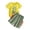 Yellow, variant on Shadoumai Little Boy Outfits Size 6 Cartoon Print Crew Neck Short Sleeve Tee and Shorts Fashion Sports Tshirt Shorts 2pc Outfits Clothes Summer Boys Sets 2 Piece Outfits