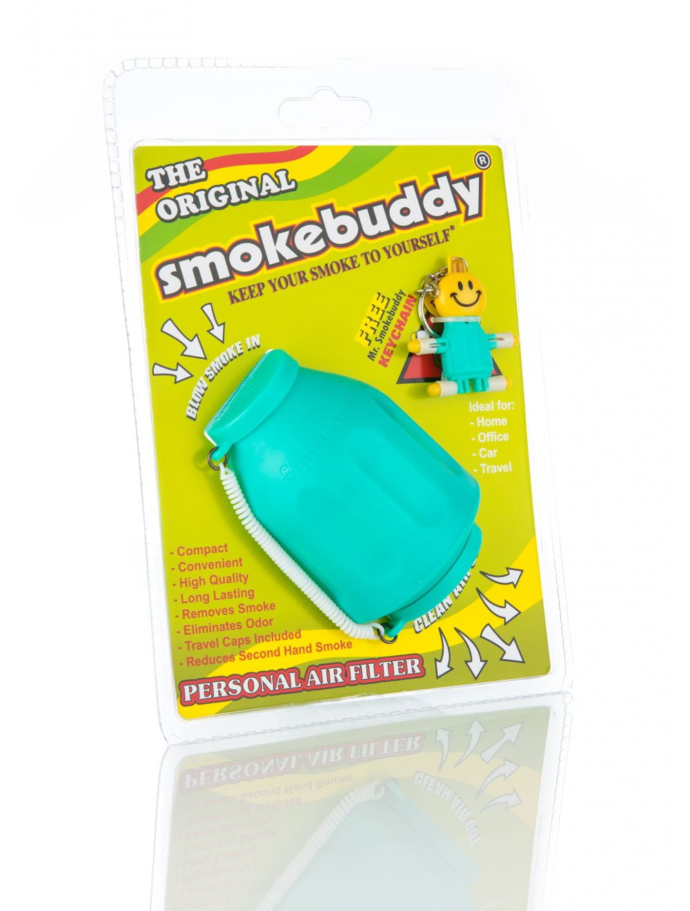 Smoke Buddy Tie Die Yellow/Orange Assorted Personal Air Filter 