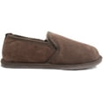 thumbnail image 4 of Snugrugs Mens Luxury Sheepskin Slipper with Light Weight Flexible Sole - Brown - US 10, 4 of 7