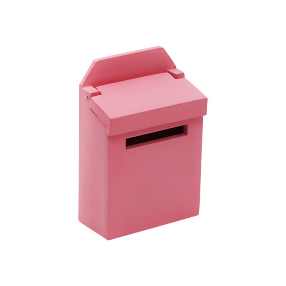 NICEXMAS 1pc 1 to 12 Ratio Miniature Mailbox Decorative Letter Box