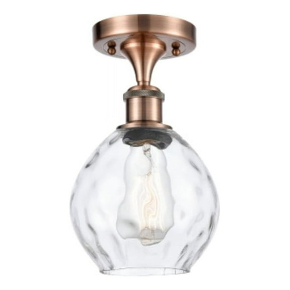 Innovations Lighting 516 Small Waverly Small Waverly 6" Wide Semi-Flush Ceiling Fixture -
