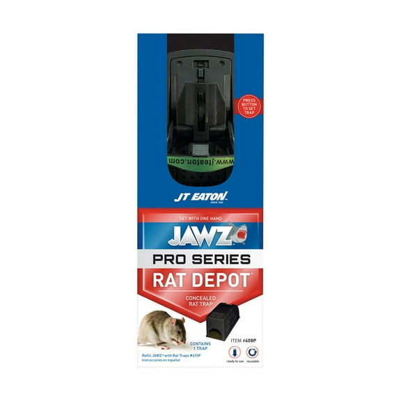 JT Eaton  JAWZ Pro Series  Covered  Animal Trap  For Rats 1 pk