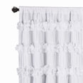 thumbnail image 3 of EvJk White Blackout Window Curtain 54" x 84", 2 Panels Curtains with Handmade Ruffles, 3 of 5