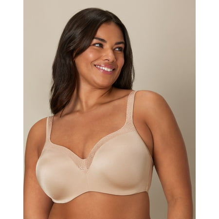 Women s Playtex 4823 Secrets Amazing Shape Balconette Underwire Bra (Nude 42C)