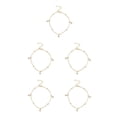 thumbnail image 1 of Sonducket Tobillera para niñas, decoración de pie de estilo Simple, adorno de joyería, accesorio de moda, cadenas de pies para decoración de vestido, Type2 NO2 Sonducket CBP200255, 1 of 4