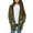 Green Coat for Kid, variant on Kids' Open-Front Teddy Knit Cardigan with Pocketed Cozy Warm Casual Coat for Fall Daily Wear Gray 140