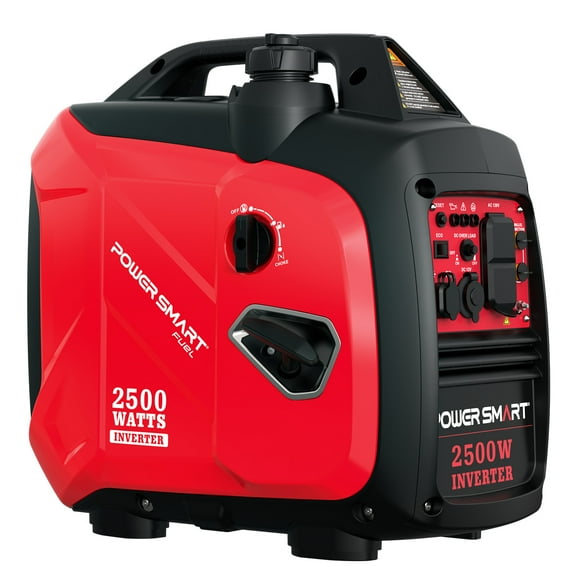 PowerSmart 2500W Portable Inverter Generator,Super Quiet 4-Stroke Engine, Eco-Mode Feature, Home Use & Camping