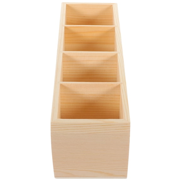 CRAFTHROU 1Set Grid Pencil Holder for Office Supply and Small Item Organization 11.8x3.4x3.1in