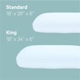thumbnail image 4 of Casper Sleep Hybrid Snow Pillow, Standard, White, 4 of 7