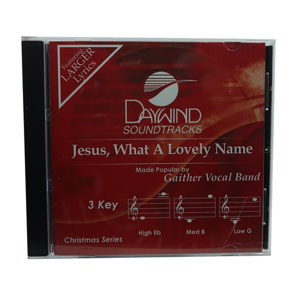 Jesus, What A Lovely Name Made Popular by Gaither Vocal NEW CD Accompaniment